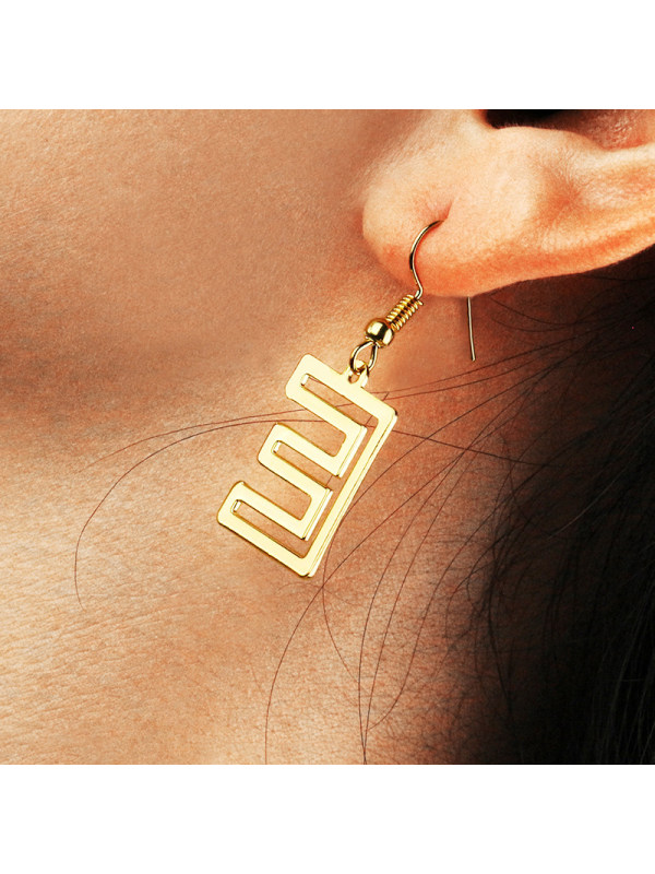 

Simple Personality Letter E Earrings