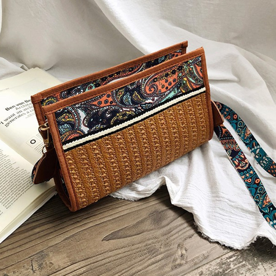 All match Simple Ethnic Style Woven Bag