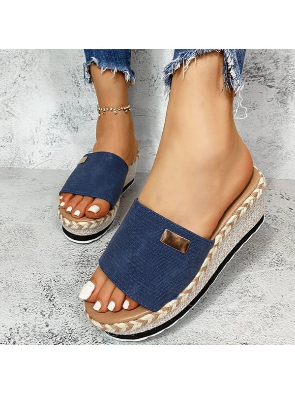 

Fish mouth set foot fashion sandals