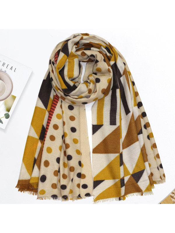 

Fashion Geometric Print Scarf