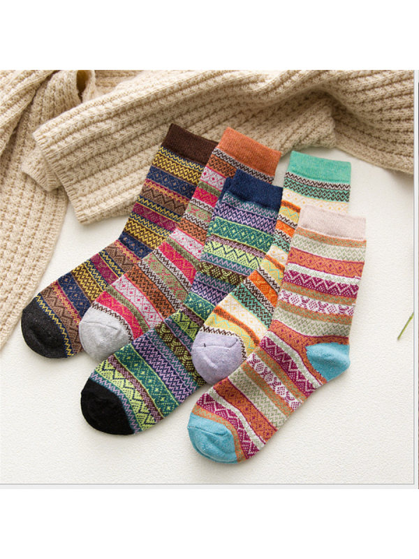 

Casual Geometric Pattern Socks