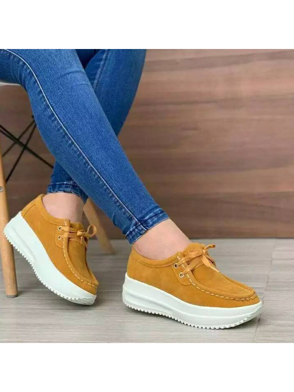 

Casual lace-up Platform sneakers