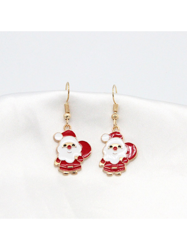 

New Christmas cartoon cute earrings