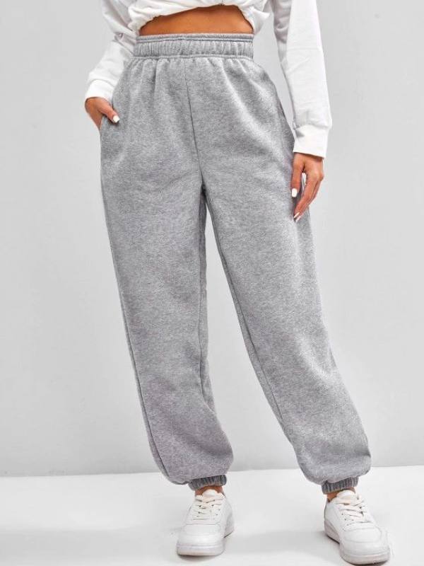 

Fleece Lined Pocket Beam Feet High Rise Pants