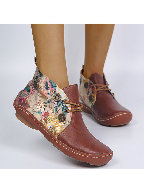 

Fashion embroidery women's leather boots