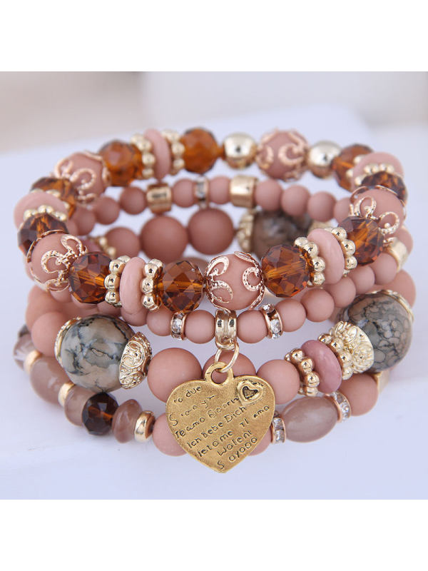 

Retro tassel multi-layer woven fashion bracelet