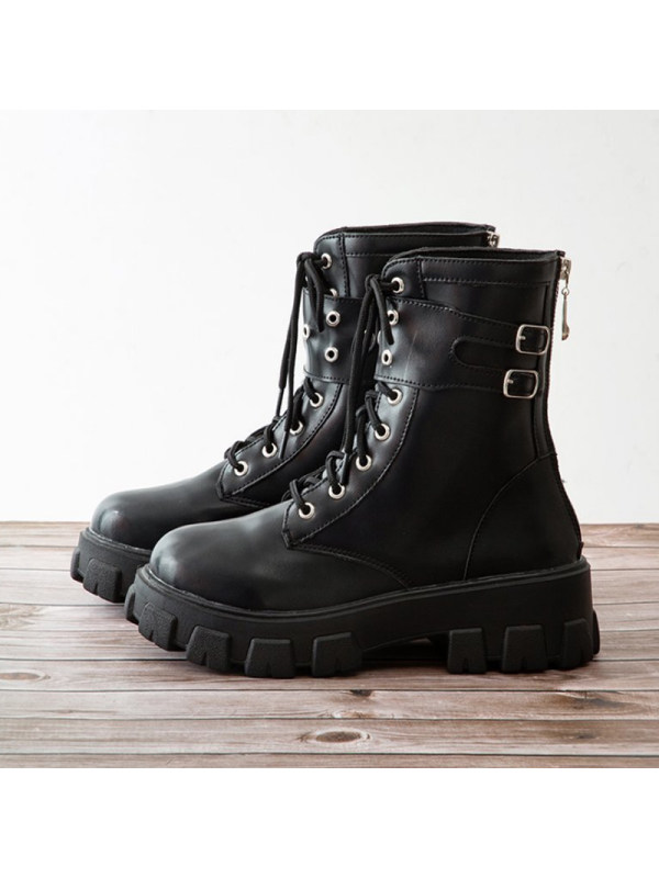 

Fashion Platform Motorcycle Boots