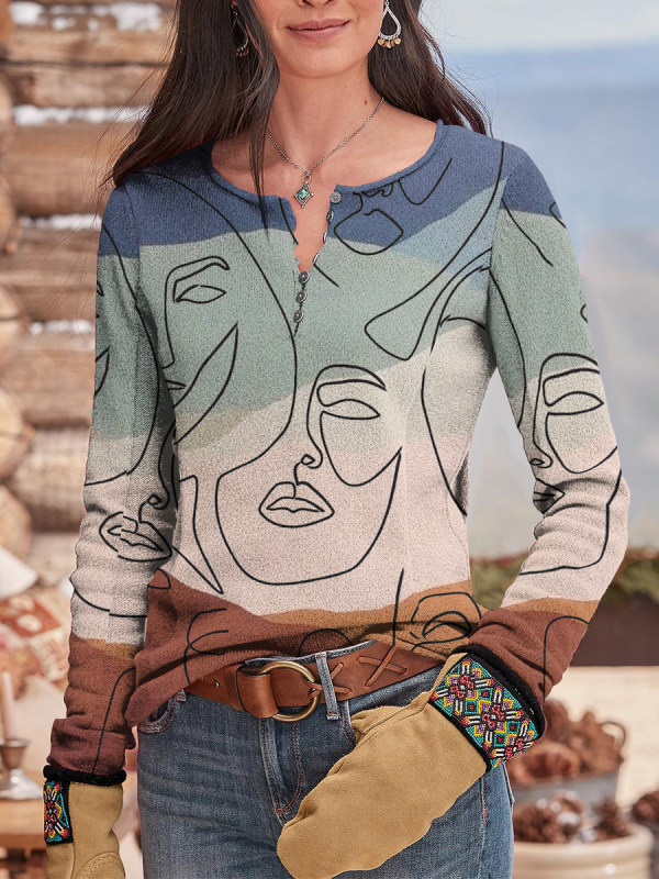 

Womens Casual Printed Colour T-Shirt