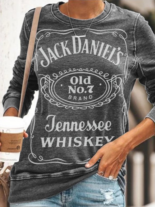 

Womens Jack Daniels Fashion Long Sleeve T-Shirt