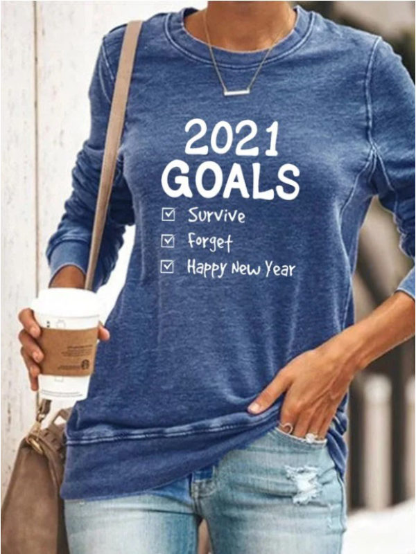 

Hot Sale Letter Printed Cotton Loose Casual T-shirt
