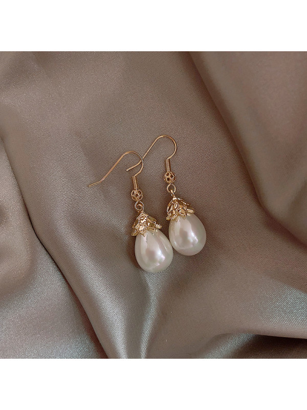 

Retro Elegant Long Tassel Pearl Earrings