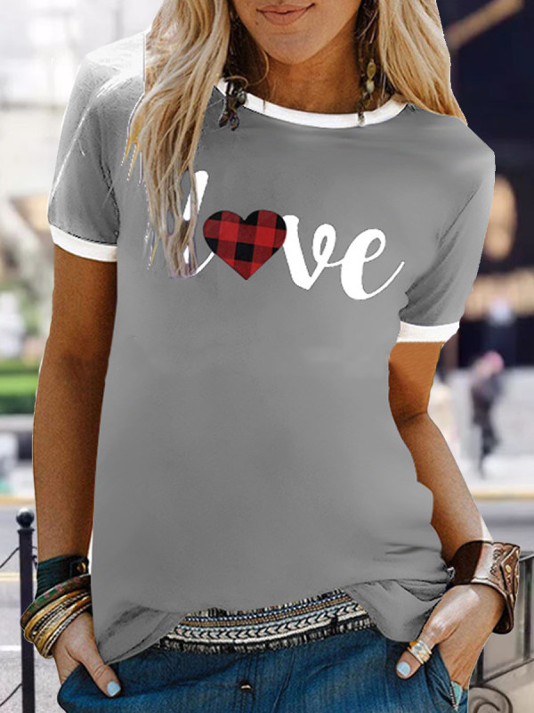 

Fashion Printed Short Sleeve T-shirt