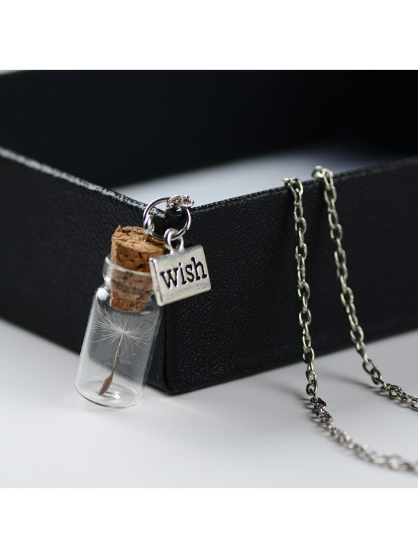 

Creative Dandelion Drifting Bottle Pendant Necklace