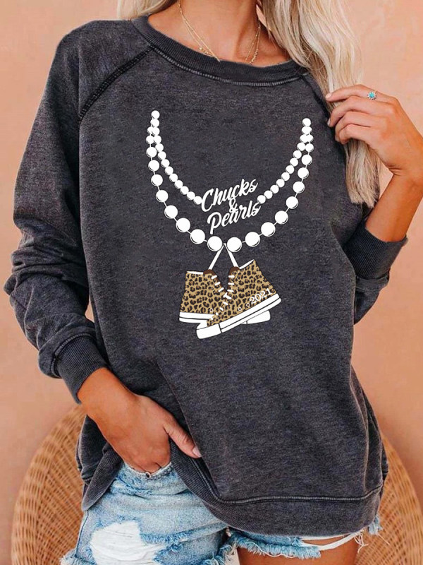 

Casual Printed Crew Neck T-shirt