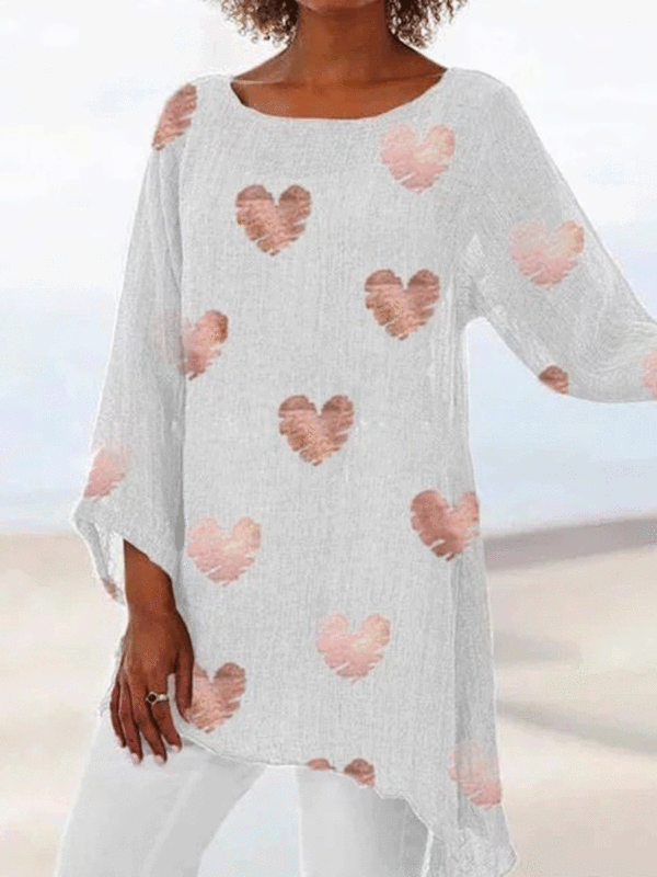 heart shape blouse neck design