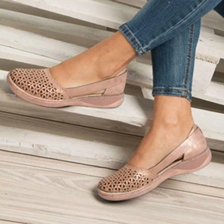 Plain Flat Round Toe Chic Casual Flat & Loafers