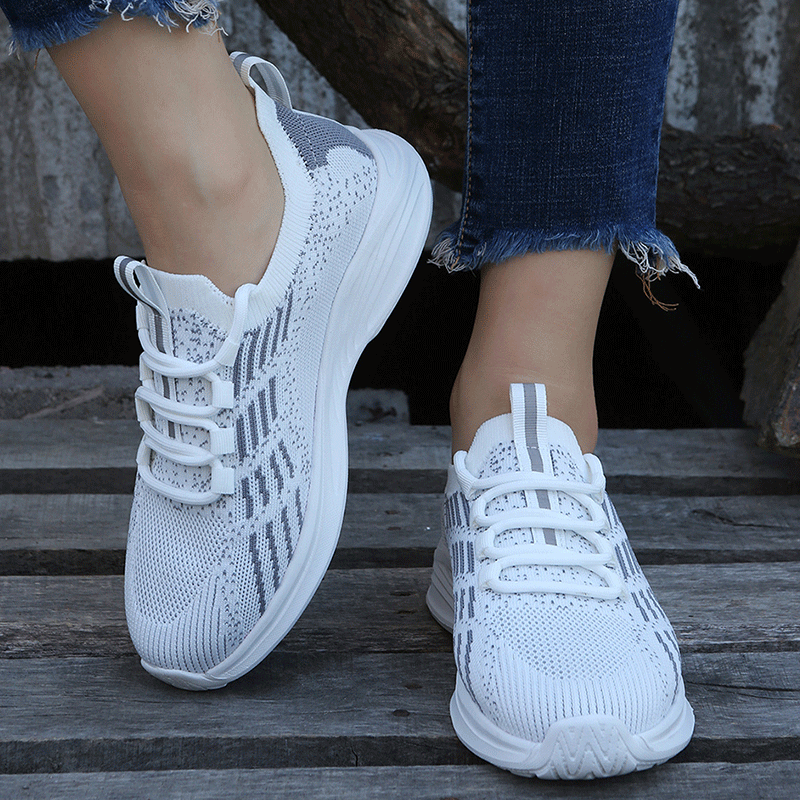 Plain Comfort Breathable Round Toe Casual Sneakers
