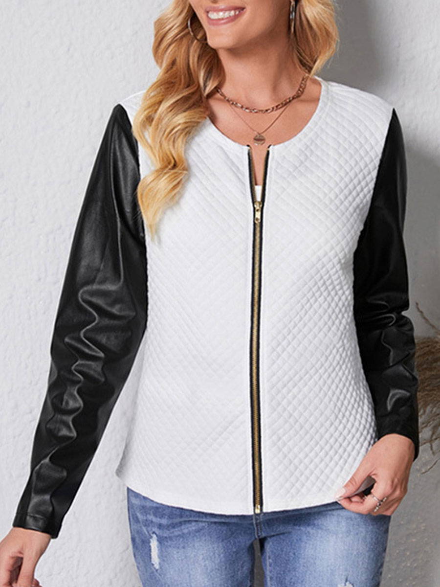 Panelled Long sleeve Versatile Jacket