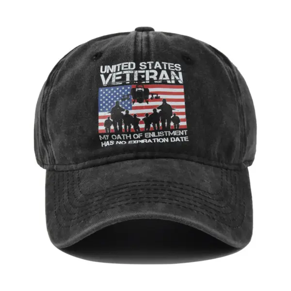 American Veteran Men's Vintage Baseball Cap - Kalesafe.com 