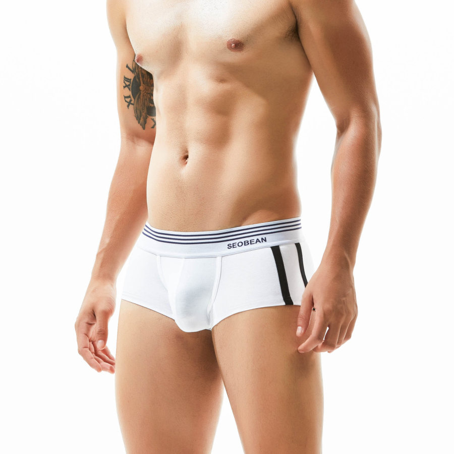 

Men's Casual Letters Mid-low Waist Boxer Briefs