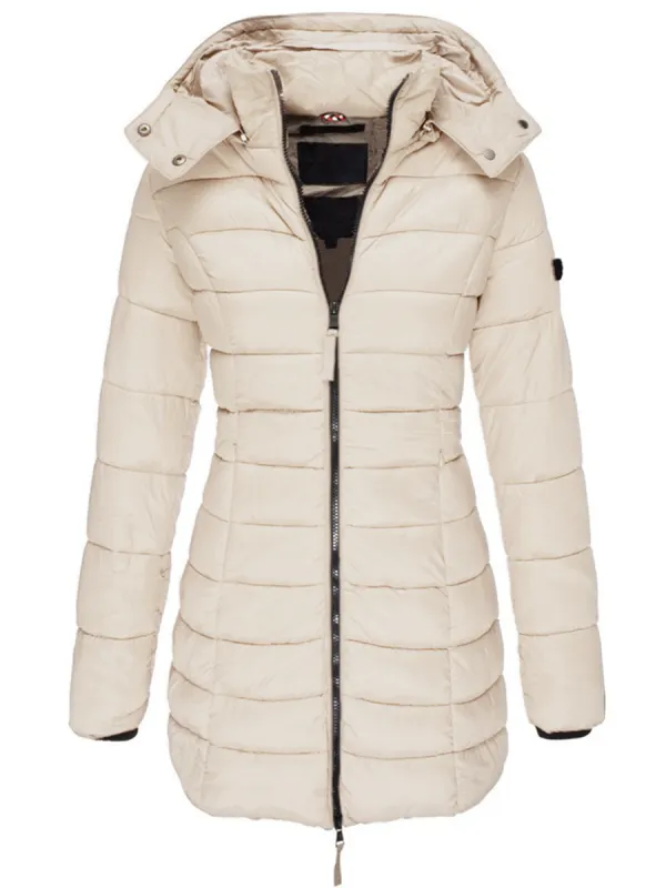 Winter Casual Solid Color Cotton Coat - Maxizero.chimpone.com 