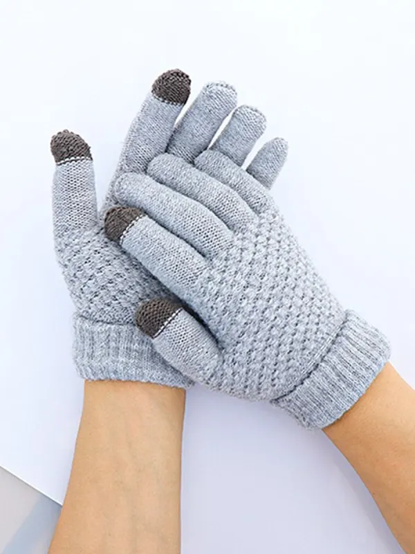 Winter Knitted Fashion Gloves - Godeskplus.com 